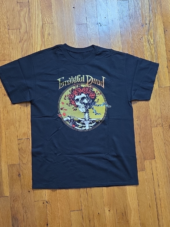 Grateful Dead Other - Grateful Dead Black Short-Sleeve Tee with Yellow & Red Graphic